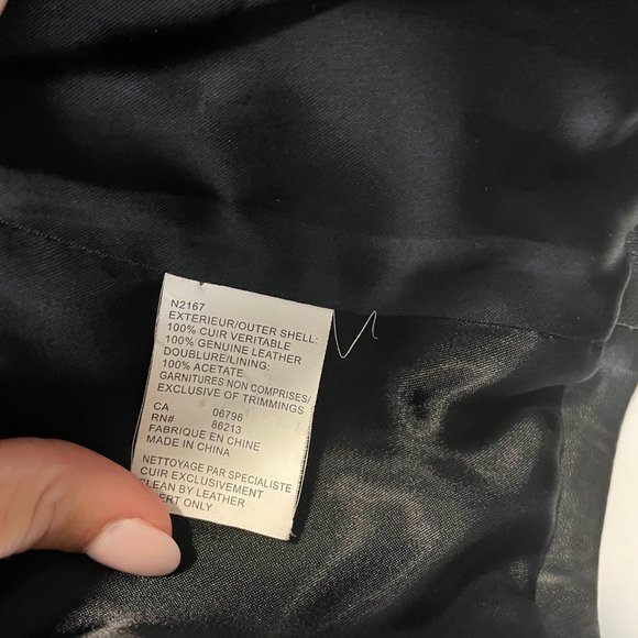 Vintage Genuine Leather Jacket - XS - Picture 4 of 4